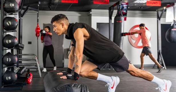 Inside a Levitated Fitness training space